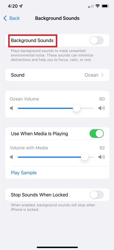 Background Sounds has been added to Accessibility in iOS 15 - Can&#039;t sleep? New feature in iOS 15 will have you counting sheep in no time