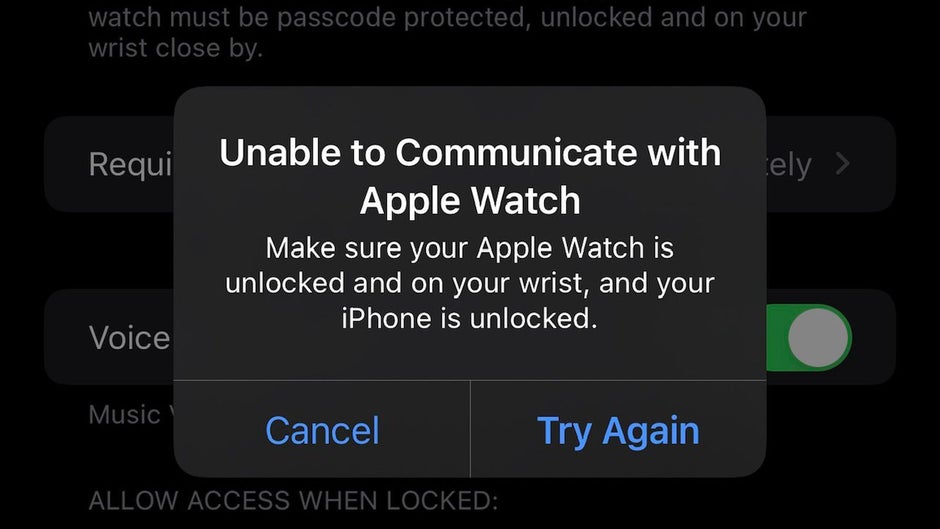 Notification sent to alert users that they can't unlock their iPhone 13 series phones with Unlock with Apple Watch - Apple to push out update to fix annoying bug affecting 5G iPhone 13 series models