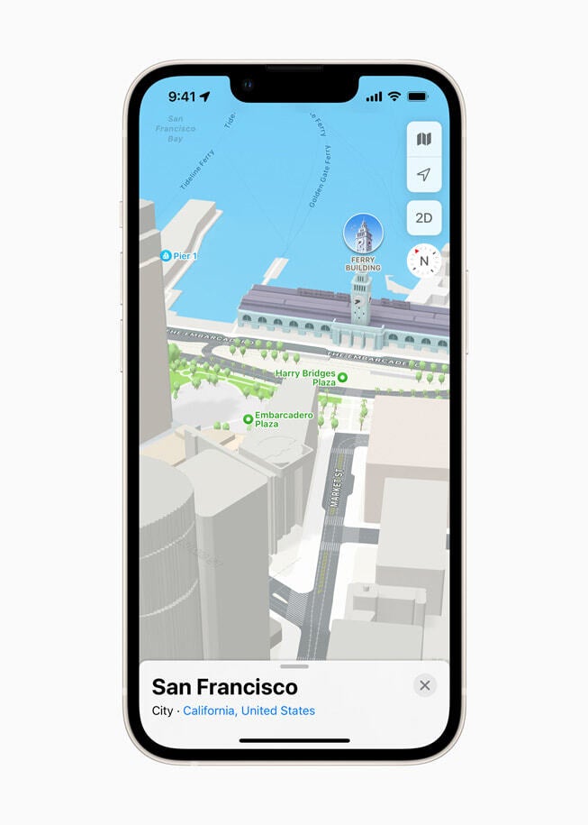 En algunas ciudades, las imágenes en 3D ofrecen una experiencia de navegación más segura: con las mejoras agregadas en iOS 15, es posible que Apple Maps haya superado a Google Maps