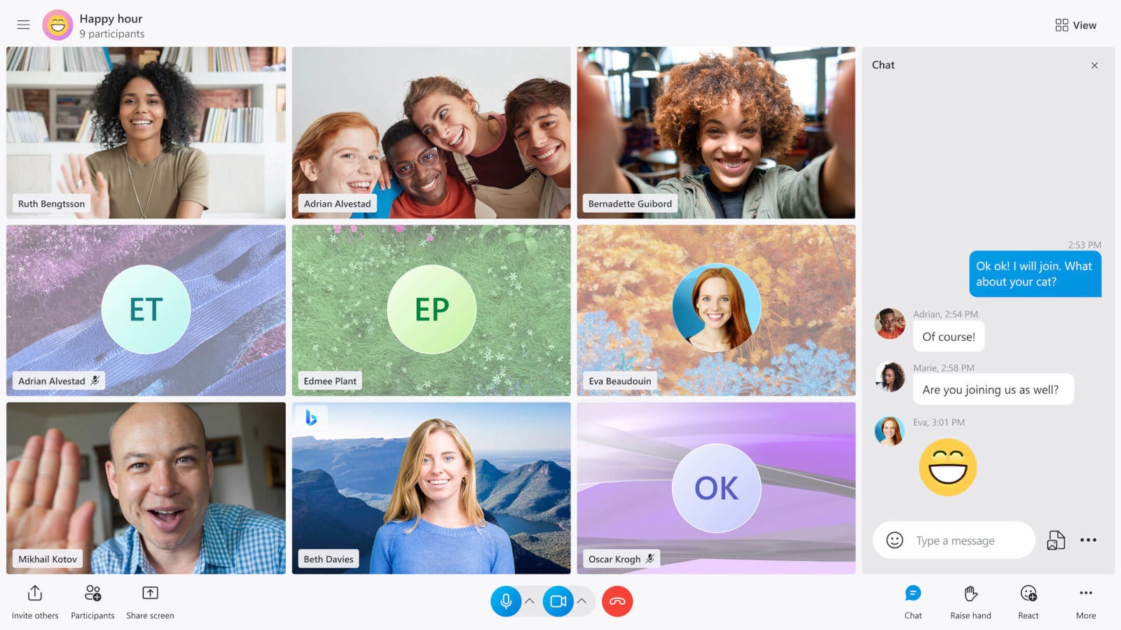 Skype call stage - Microsoft promises an improved and super modern-looking Skype