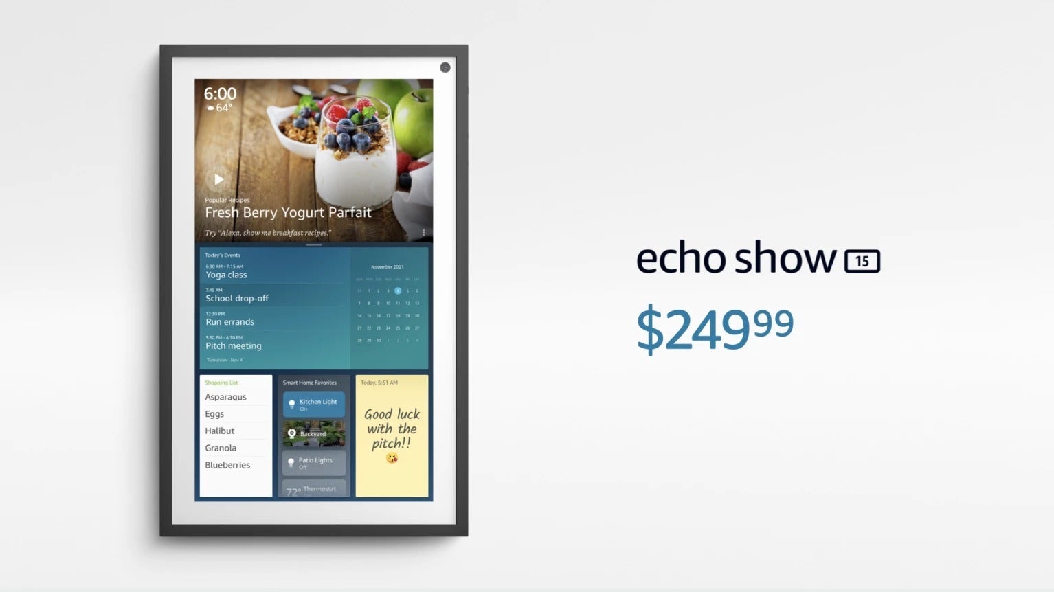 The Echo Show 15 is Amazon&#039;s largest, most expensive smart display