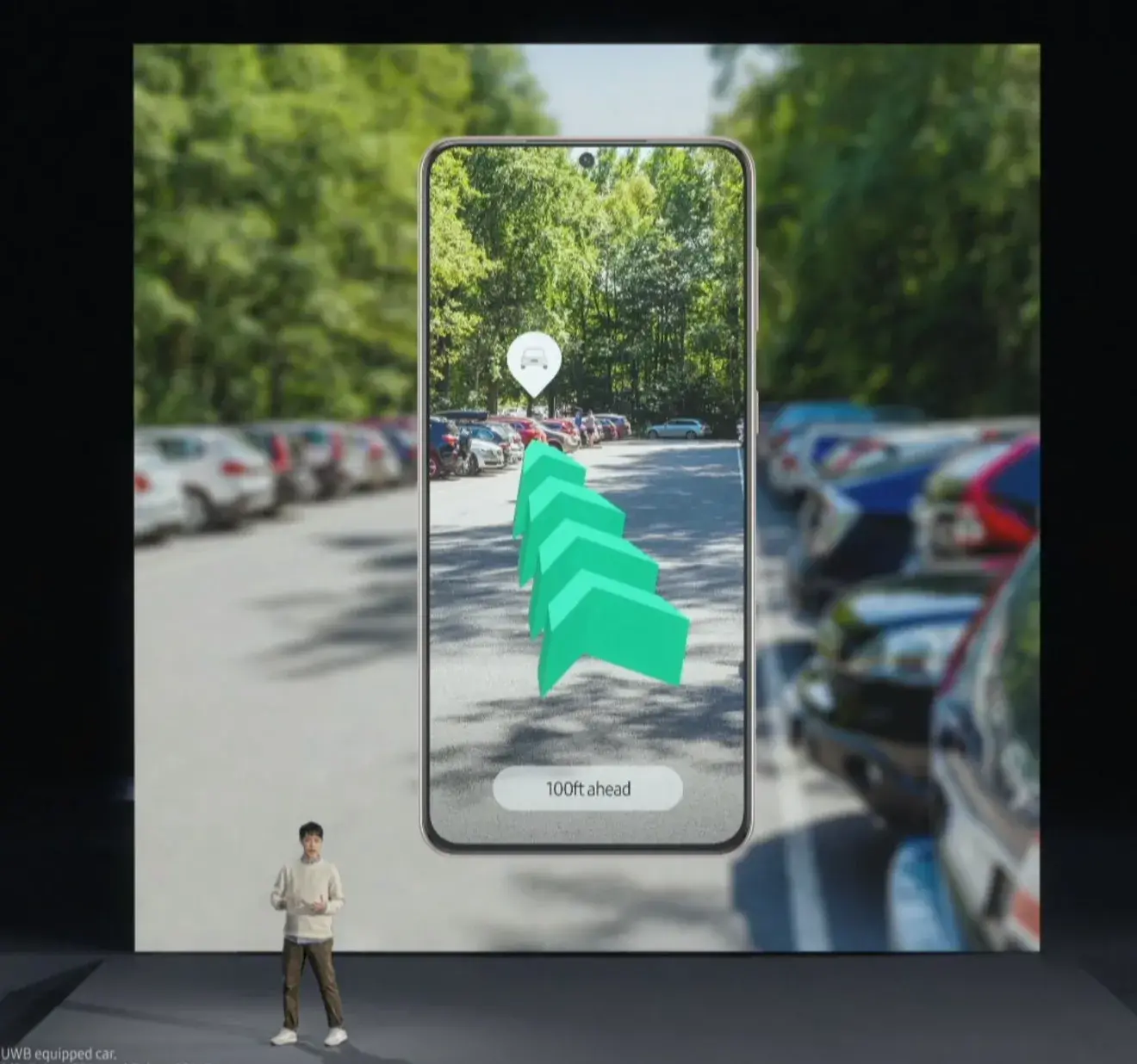 UWB tech should be able to determine where you are relative to your car, to unlock it when your reach for the door handle - Galaxy S21+ and S21 Ultra update brings digital car key support (S.Korea for now, other countries to follow)