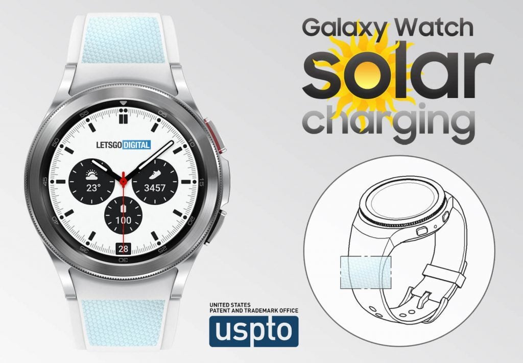 Samsung working on solar charging for a future Galaxy Watch (patent)