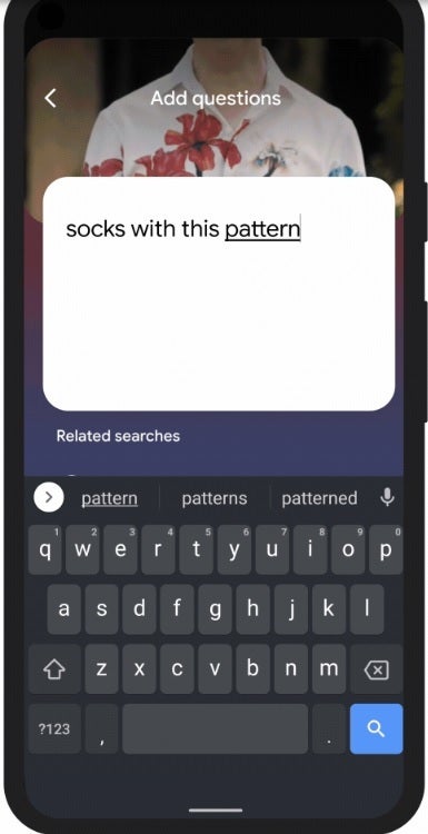 MOM puede ayudarte a encontrar calcetines con un patrón determinado. Pronto deberías ver mejoras en los resultados de la Búsqueda de Google.