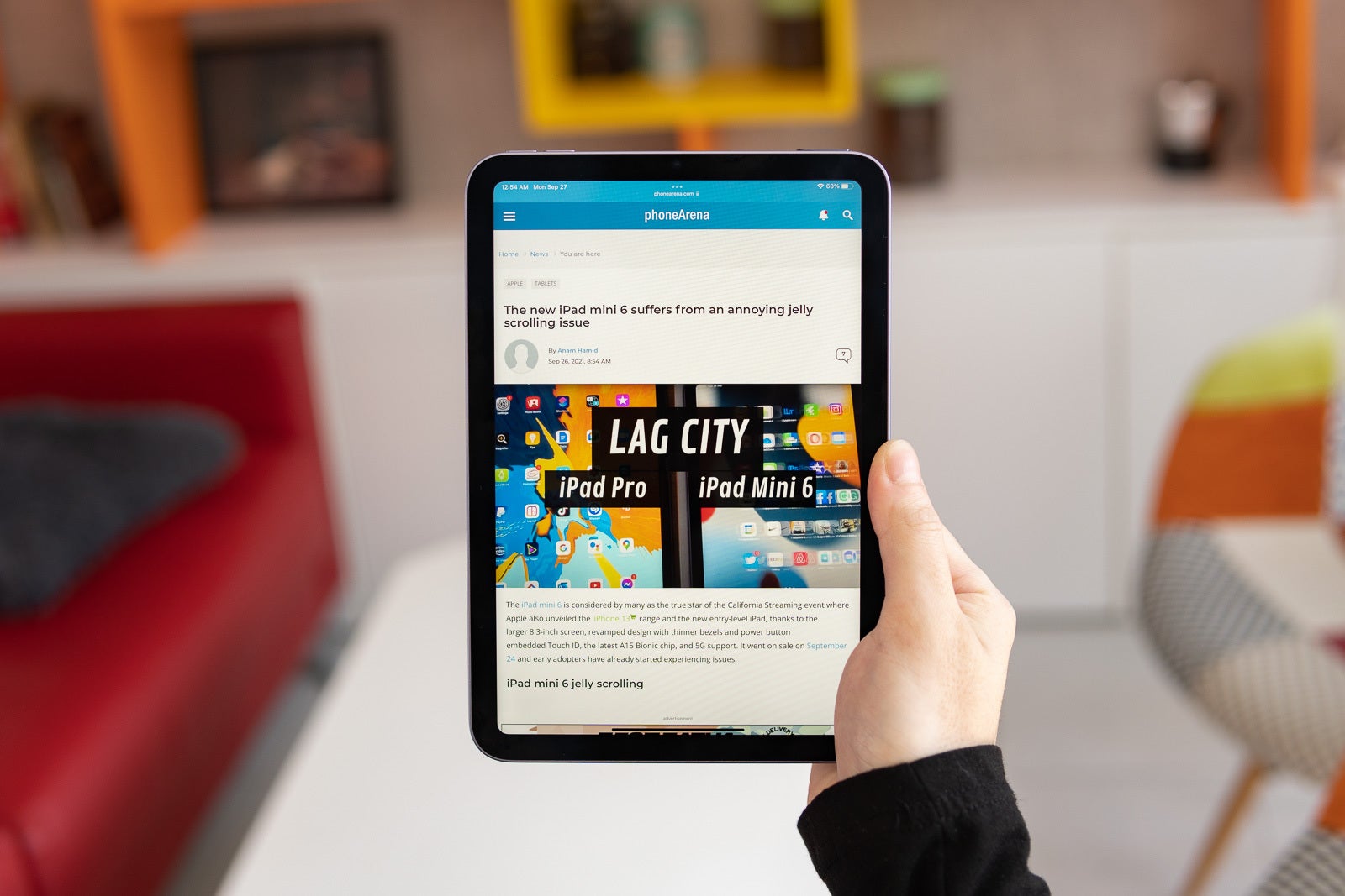 The iPad mini&#039;s jelly scrolling is concerning to some - Teardown video shows the jelly scrolling effect on the iPad mini 6 vs other iPads