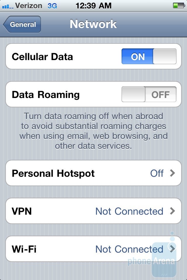 Verizon iPhone 4 Mobile Hotspot demo - PhoneArena