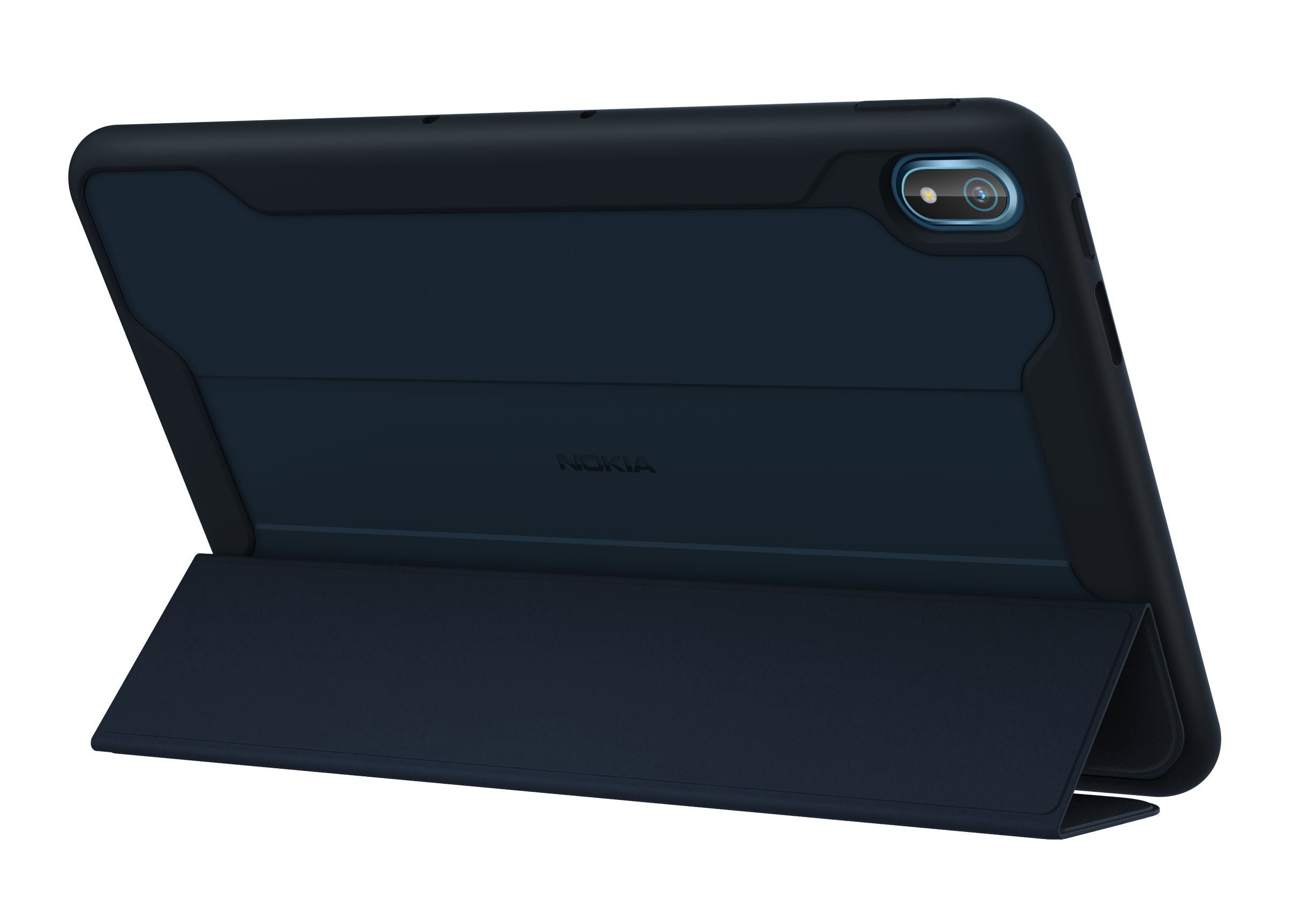 A rugged flip cover with a stand function will be offered for the Nokia T20 - Budget Nokia Т20 tablet is here with a 10.4-inch screen and an aluminum body