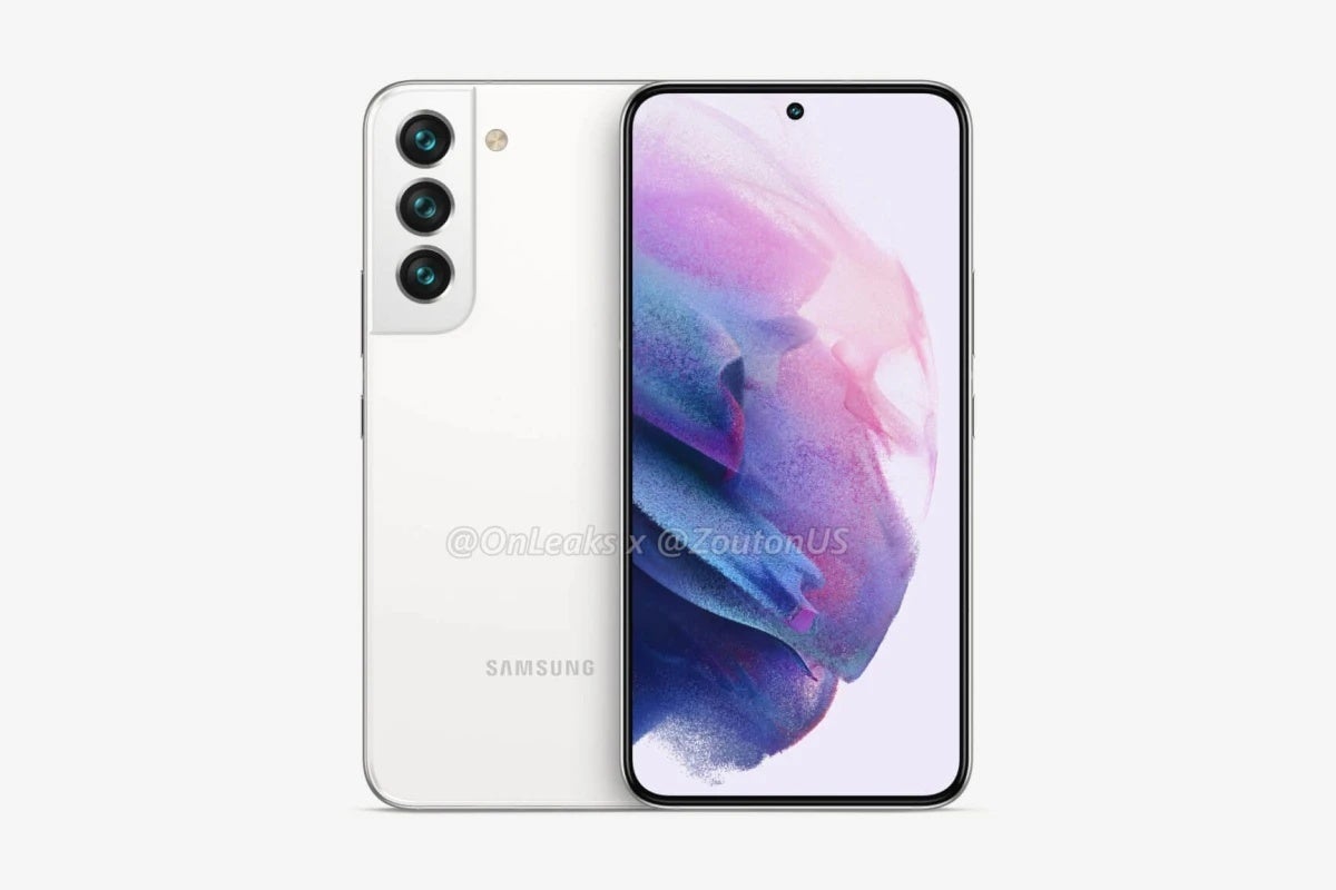 These recently leaked renders purportedly depict the regular Galaxy S22 - New report tips distant Samsung Galaxy S21 FE, and yes, Galaxy S22 announcements