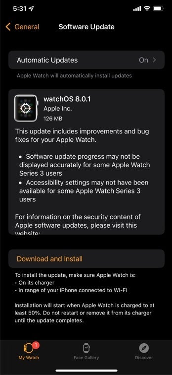 Apple releases an update to watchOS 8.0.1 beta - Apple wants you to install iOS 15.0.2, iPadOS 15.0.2 and watchOS 8.0.1 ASAP