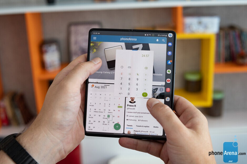 The Galaxy Z Fold 3 (shown here) is a power user&#039;s dream phone with tons of great features. Will the Pixel Fold compete? - Will the Google Pixel Fold usher in a folding phone renaissance?