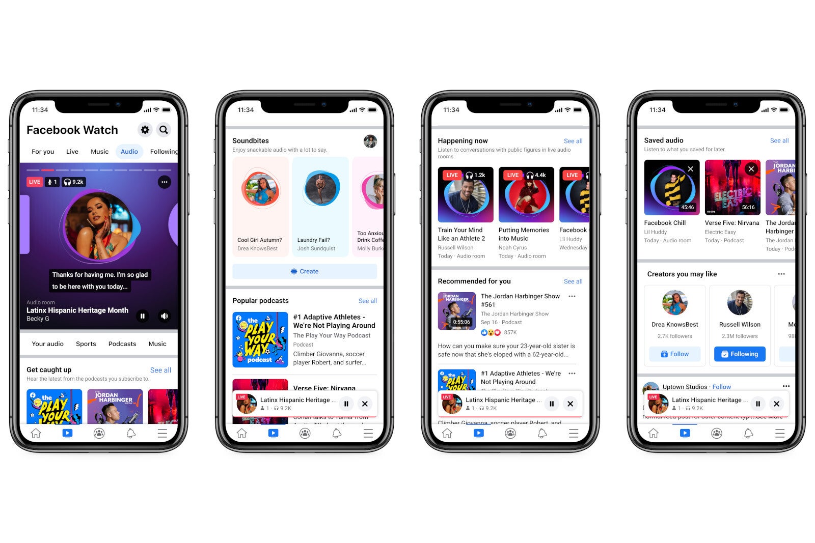Facebook creates new 'Audio' hub for listening content