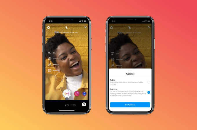 Instagram will soon have a new “practice mode” feature for live video sessions