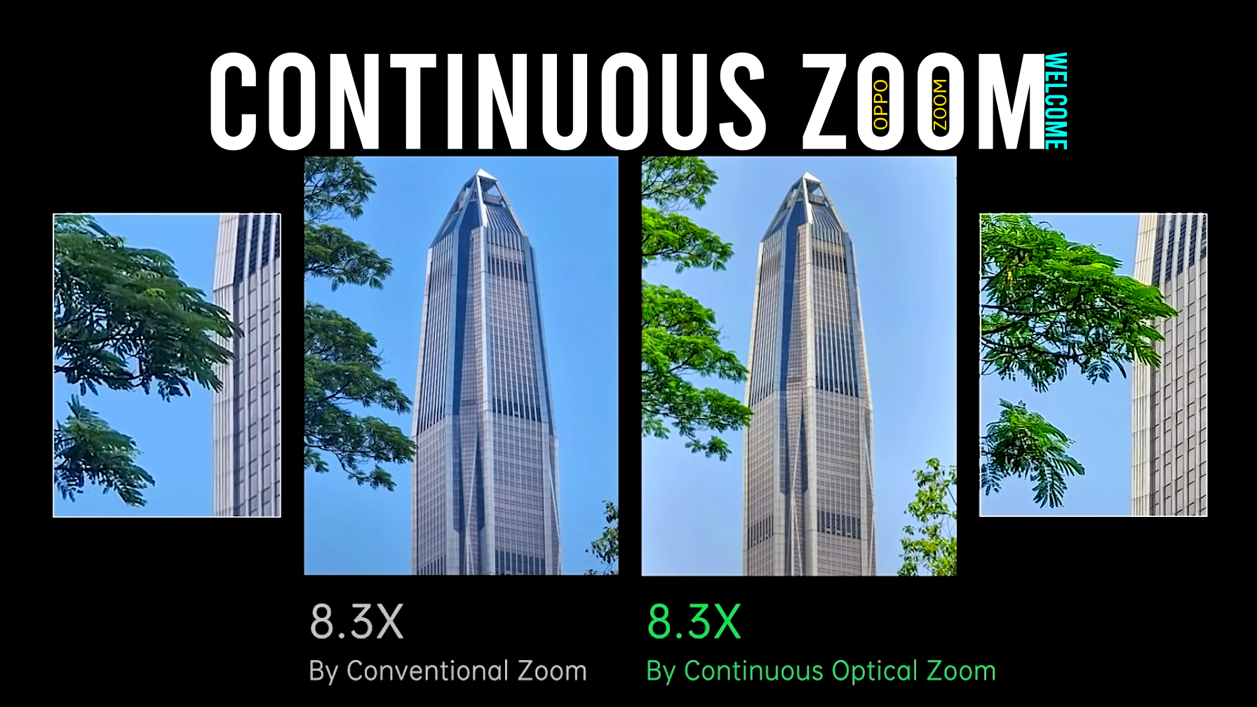 Oppo&#039;s continuous zoom concept. - See how Pixel 6 Pro&#039;s 4x periscope zoom camera could dominate the Galaxy S21 Ultra&#039;s 10x lens