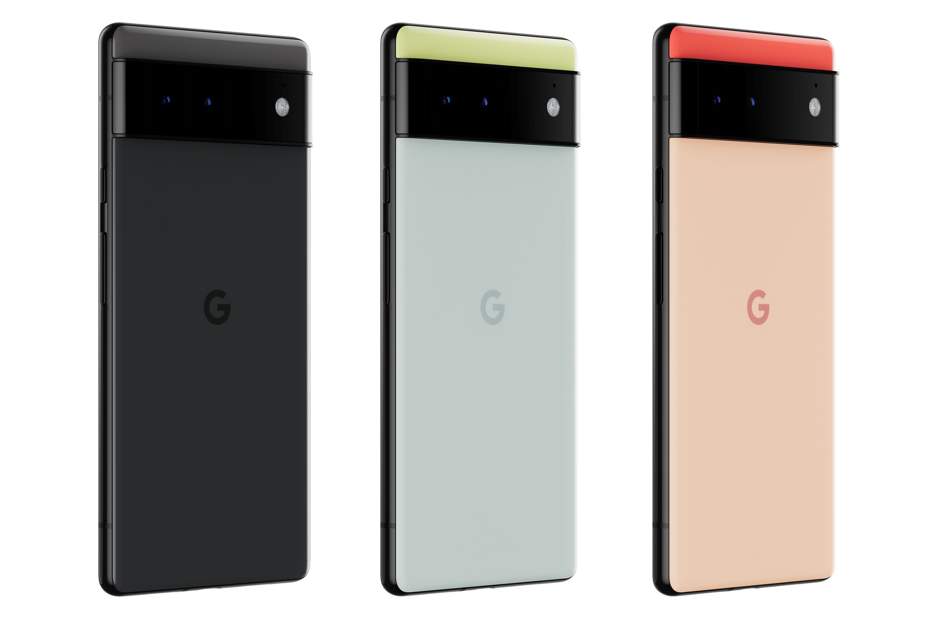 The Google Pixel 6 in all its colors - Pixel 6 and Pixel 6 Pro price: trade-in and carrier deals are here