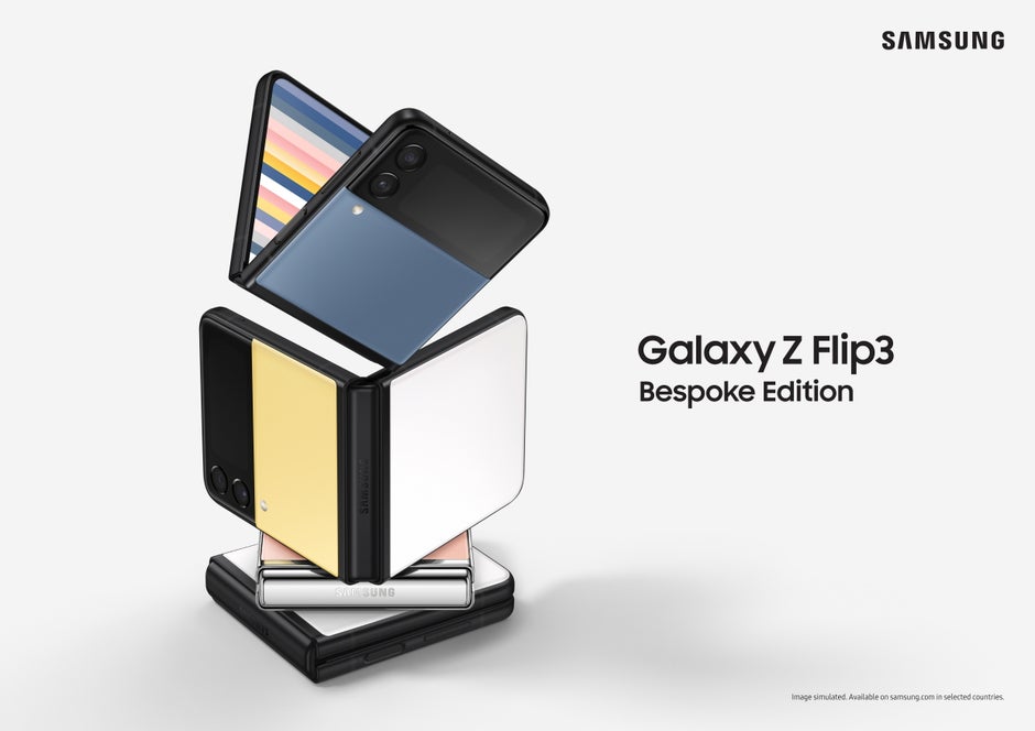 Samsung announces Galaxy Z Flip 3 Bespoke Edition: 49 new color combinations in tow