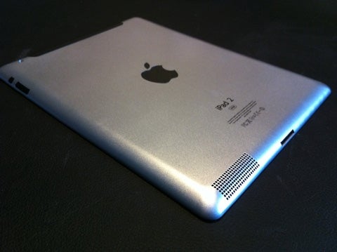Note the speaker grille on the bottom left with the dock connector at the middle of the bottom - New pictures of Apple iPad 2 leak