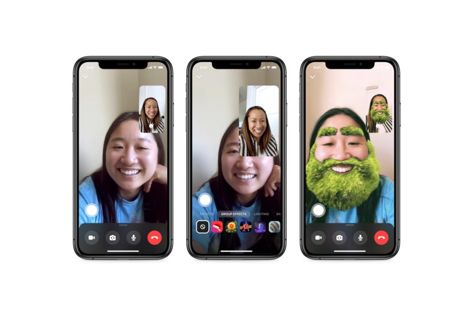 Facebook brings augmented reality Group Effects to Messenger video calls