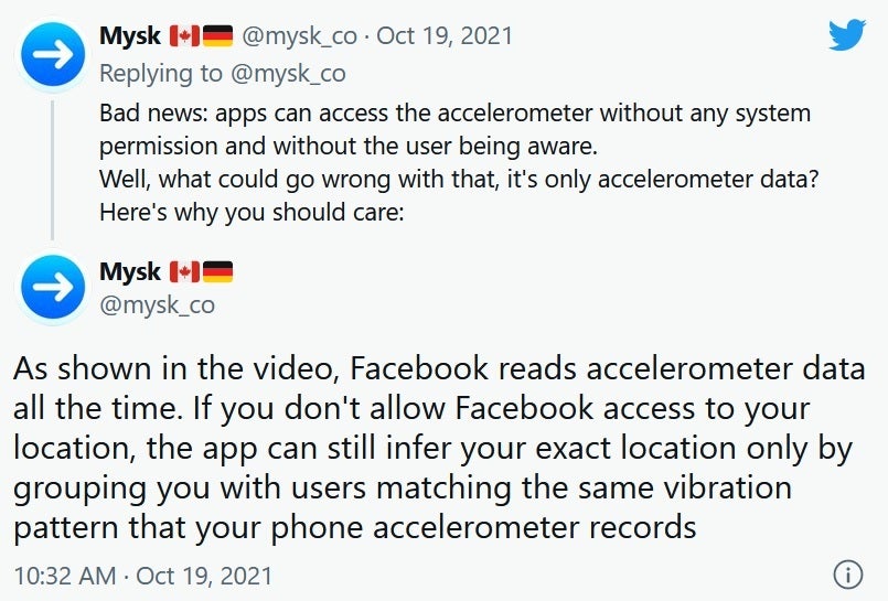 Researcher Tommy Mysk says that even if you don&#039;t give Facebook permission to access your location, it can use other information to figure out where you are - Security researchers say iPhone users should uninstall Facebook from their handsets