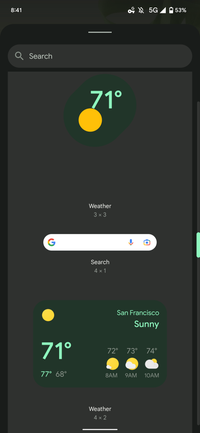 download google weather widget android