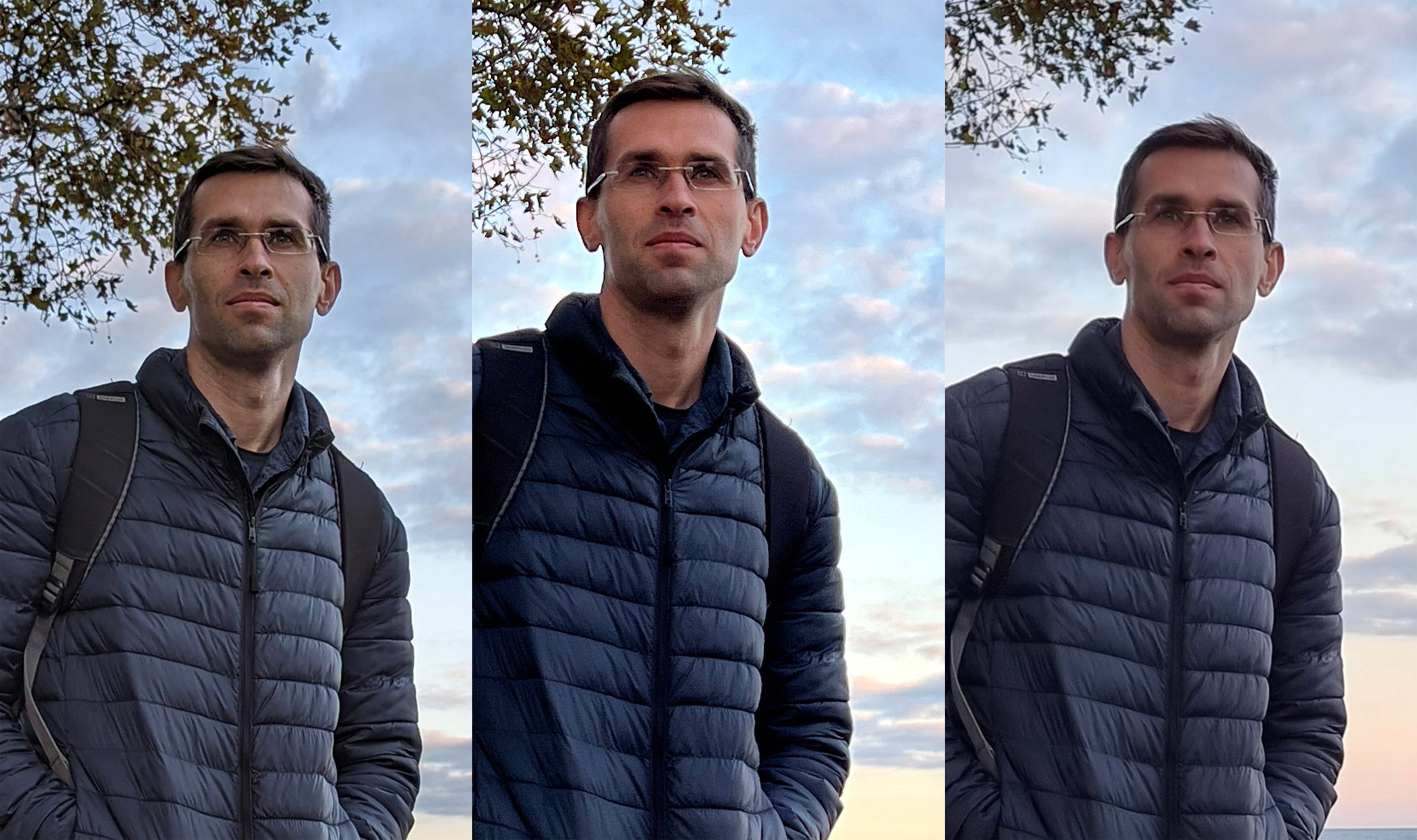 Crop from a photo, Pixel on the left, iPhone in the center, Galaxy on the right - Pixel 6 Pro vs iPhone 13 Pro Max vs Galaxy S21 Ultra: Camera Comparison