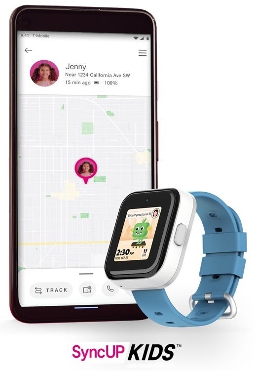 Get the SyncUP KIDS watch for free when you open a new qualifying watch line inside a T-Mobile store starting November 5th - T-Mobile deal offers a free smartwatch to new and existing customers