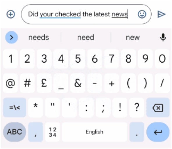 Gboard feature that corrects grammar in real-time is exclusive to the Pixel 6 line - Exclusive Pixel 6 5G series feature on Gboard app corrects grammar mistakes in real time