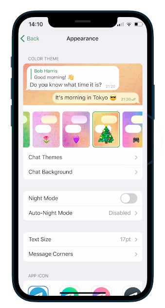 Telegram brings global chat themes to iPhones, hyper-speed scrolling