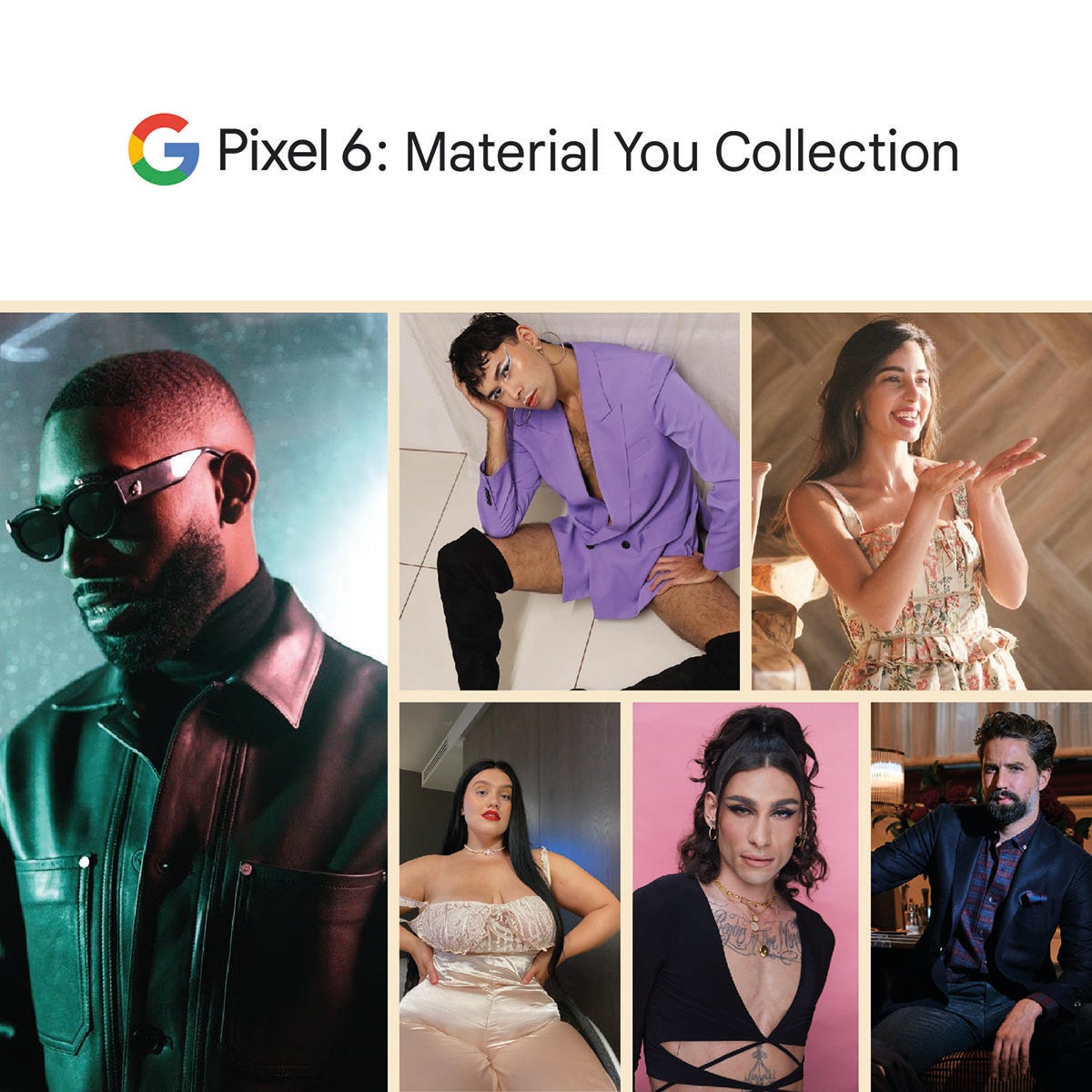 Google's Material You digital fashion collection inspired by the Pixel 6 series - Google dabbles in digital fashion with the 'Pixel 6: Material You' collection