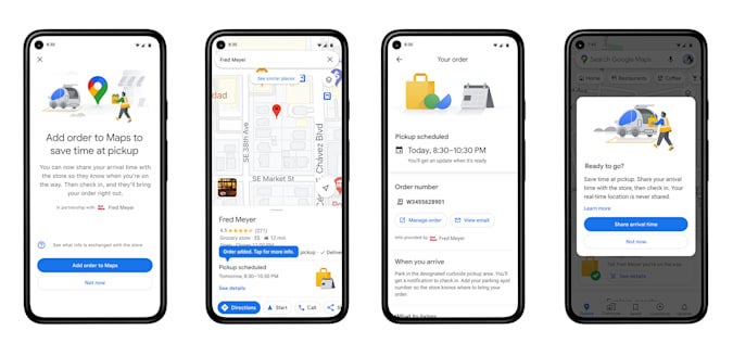 Google Maps expands the grocery pickup feature to 2,000 stores in the US