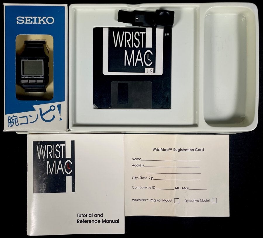 Before the Apple Watch there was the WristMac - Before the Apple Watch there was the Seiko WristMac; rare find goes up for bids tomorrow