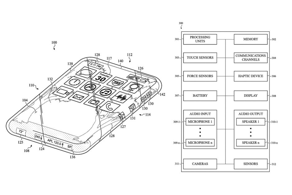 Apple has patented an all-glass iPhone.