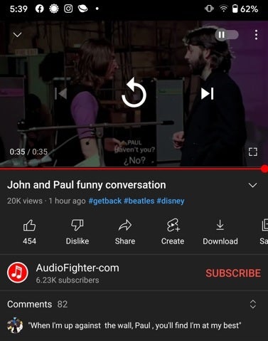 What YouTube looks like on Android now - Photo shows that Google is testing Material You design for Android&#039;s YouTube app