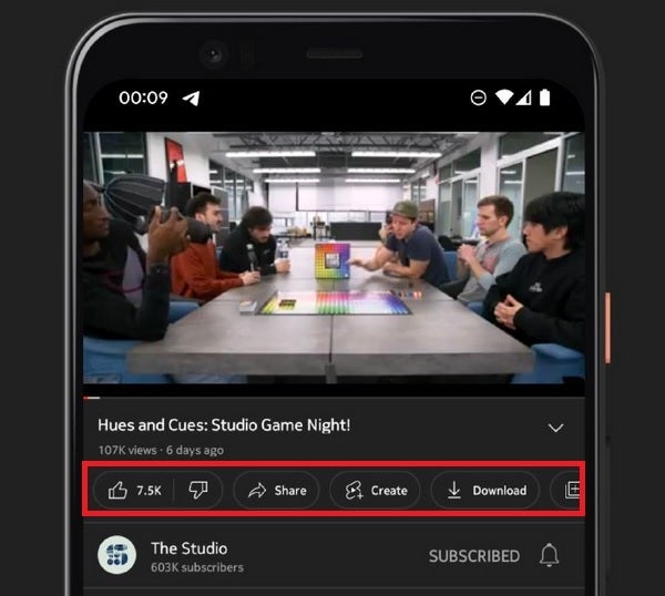 New look for YouTube buttons currently being tested hints at Material You update for YouTube in the near future - Photo shows that Google is testing Material You design for Android&#039;s YouTube app