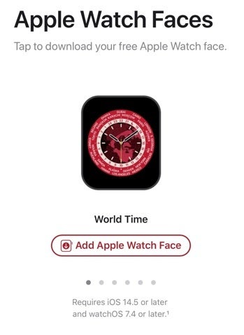 From Apple's (PRODUCT)RED website you can add the special watch faces that you want to use - For a limited time you can download (PRODUCT)RED watch faces for your Apple Watch