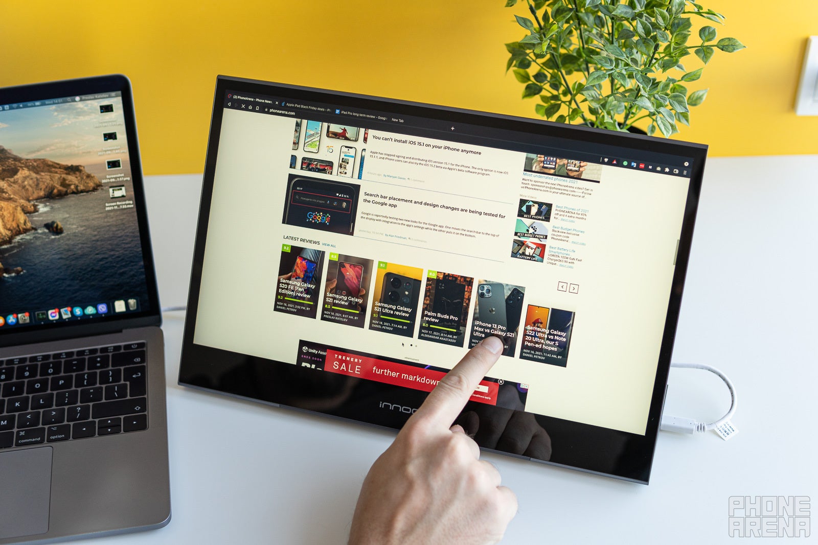 Innocn portable monitors: easy second screen, DeX, gaming on the go
