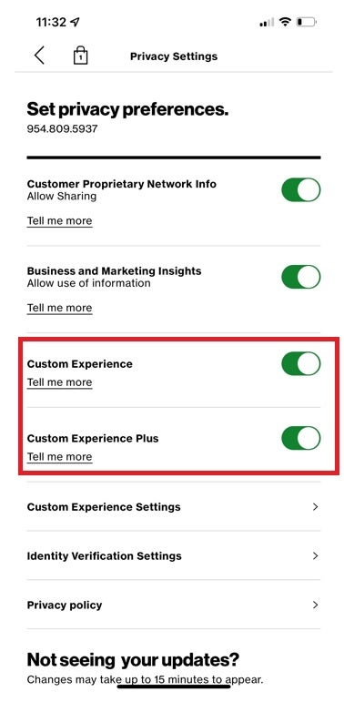 You can opt out of Verizon's new Custom Experience and Custom Experience Plus programs - Verizon is automatically tracking subscribers.  Here's how you can opt out.