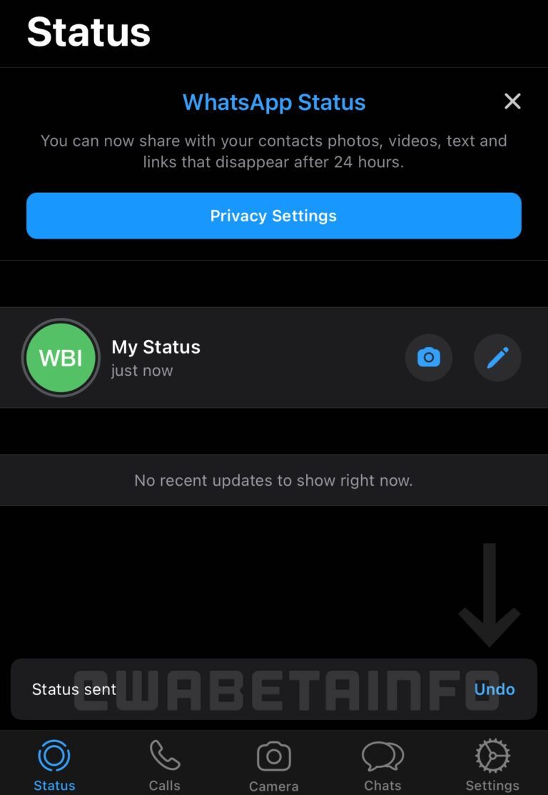 WhatsApp’s new feature will allow users to Undo Status Updates
