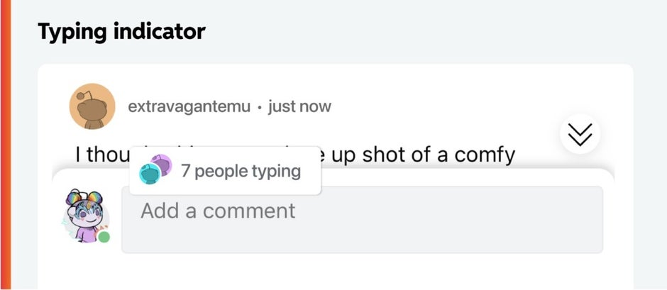 In real-time you'll know when two or more redditors are commenting on the same post - Update to Reddit adds new real-time features