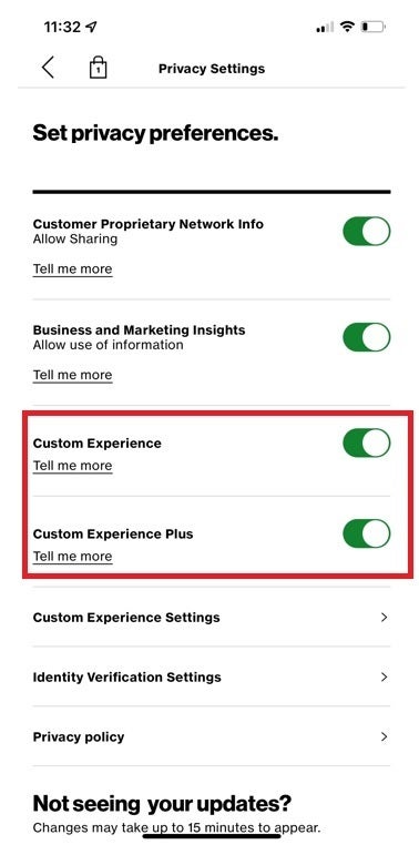 You can opt-out of Verizon's new Custom Experience and Custom Experience Plus programs - Verizon is automatically tracking subscribers; here's how you can opt out