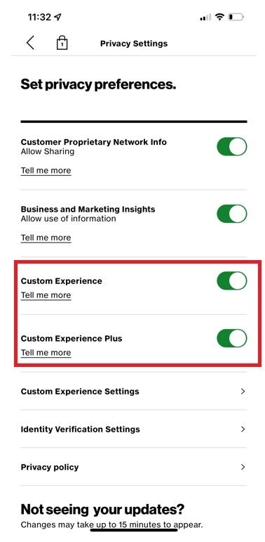 You can opt-out of Verizon&#039;s new Custom Experience and Custom Experience Plus programs - Verizon is automatically tracking subscribers; here&#039;s how you can opt out