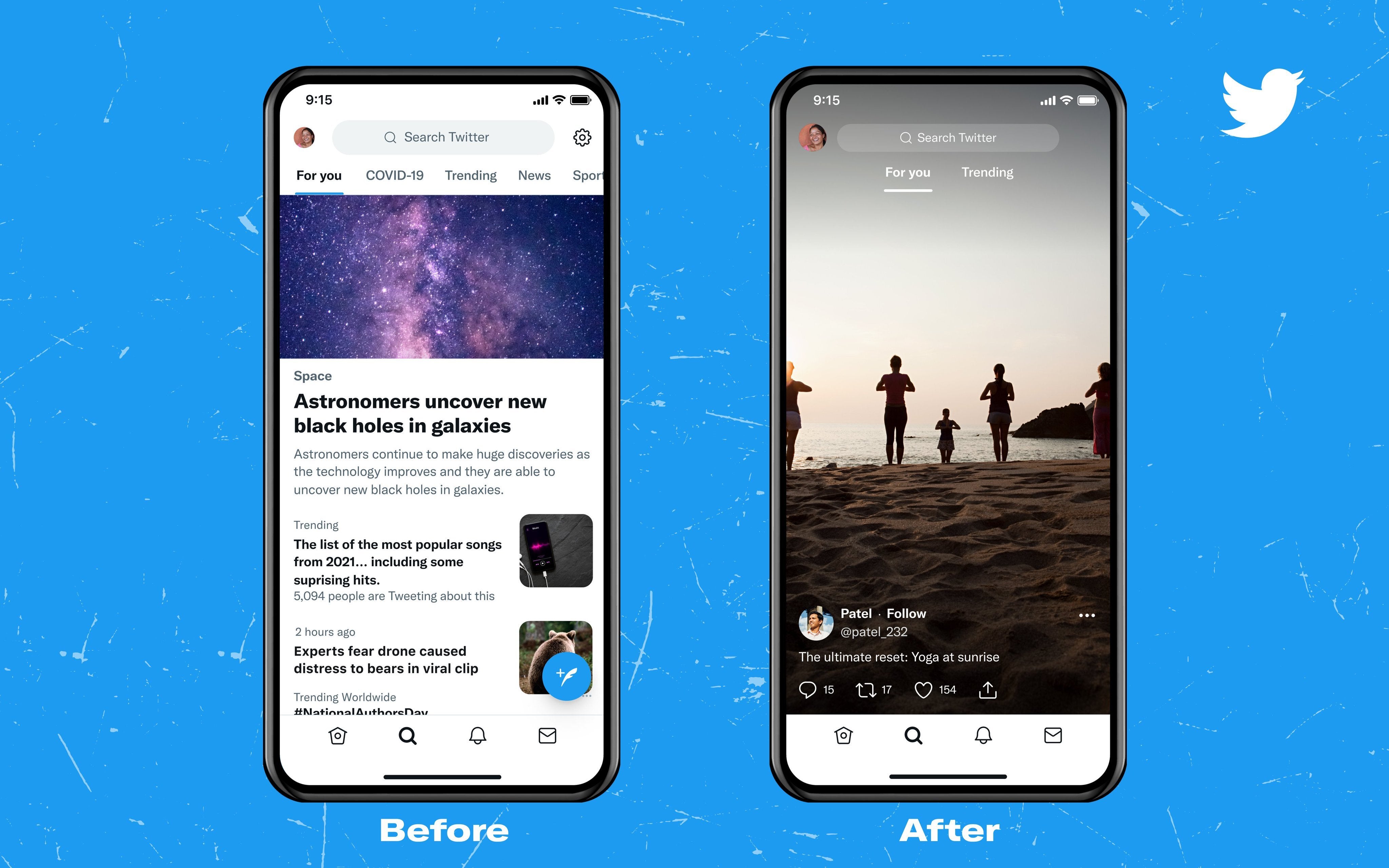 Twitter testing one-time warnings to photos and vids, as well as a TikTok-like &quot;Explore&quot; tab