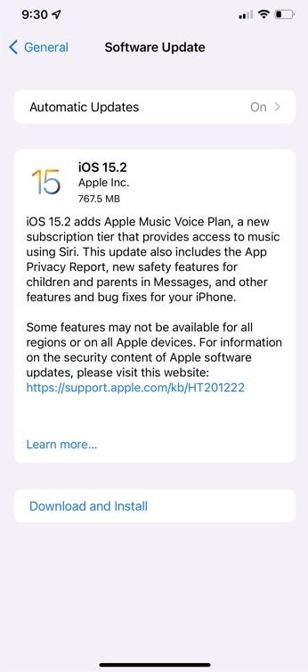 Apple has released iOS 15.2 - Update to iOS 15.2 could arrive early next week; here's what you can expect (UPDATE: It's here!)