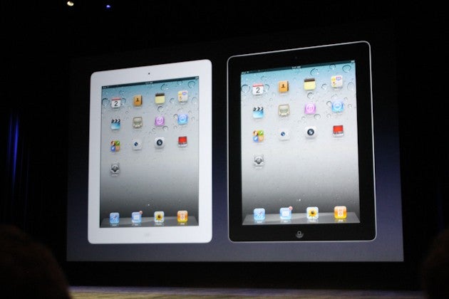 The iPad 2 will come in black or white - Apple iPad 2 breaks cover: dual-core 1GHz A5 chip inside, 33 percent thinner than iPad