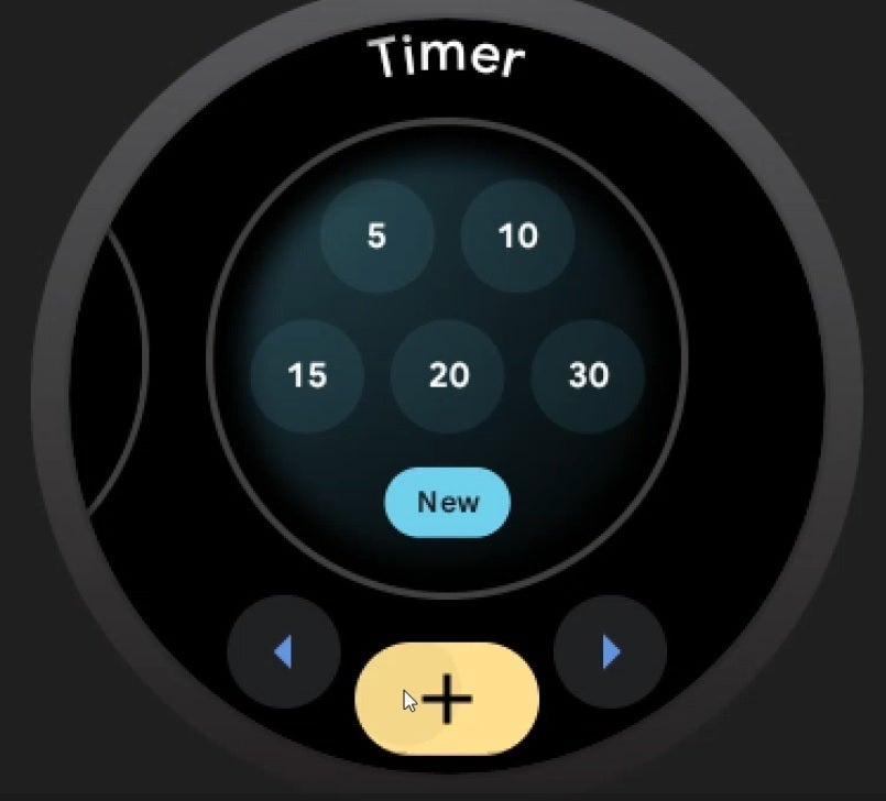 Wear os hot sale timer