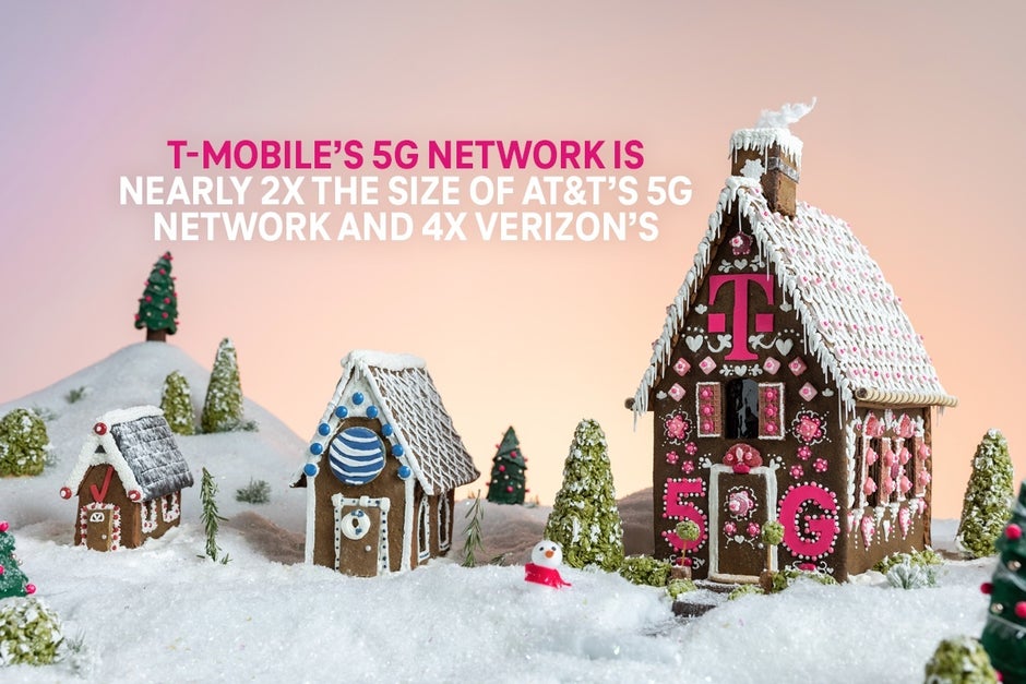 T-Mobile gets into the holiday spirit... to mock Verizon and AT&amp;T's 5G networks yet again