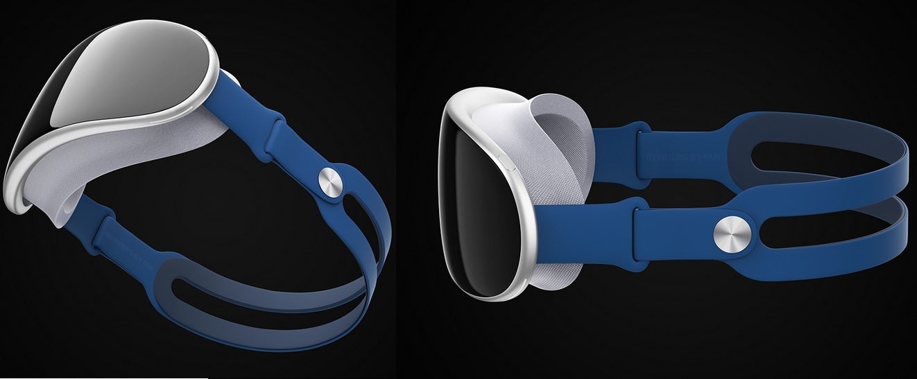 Original illustration of Apple&#039;s mixed reality headset presented by The Information based on a late-stage prototype - Apple&#039;s Mixed Reality headset is the subject of concept renders