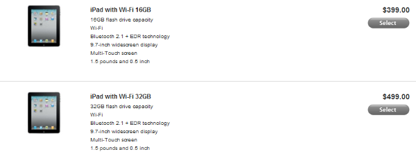 As expected, Apple slashes the prices of the original iPad models