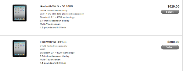As expected, Apple slashes the prices of the original iPad models
