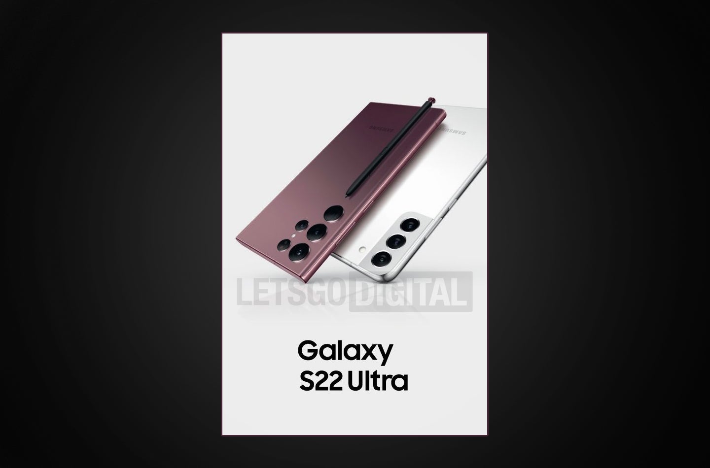 Samsung Galaxy S22 Ultra press materials leak online