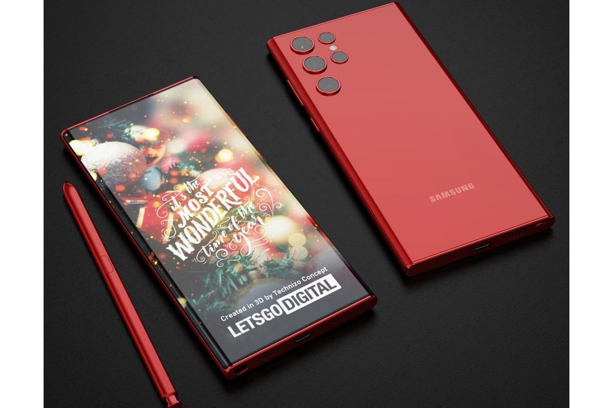 Feast your eyes on these stunning Samsung Galaxy S22 Ultra renders in red